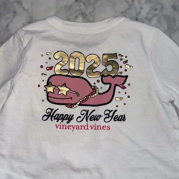 VVines Kids' Pink and White Long Sleeve Shirts 3T - Picture 7 of 12